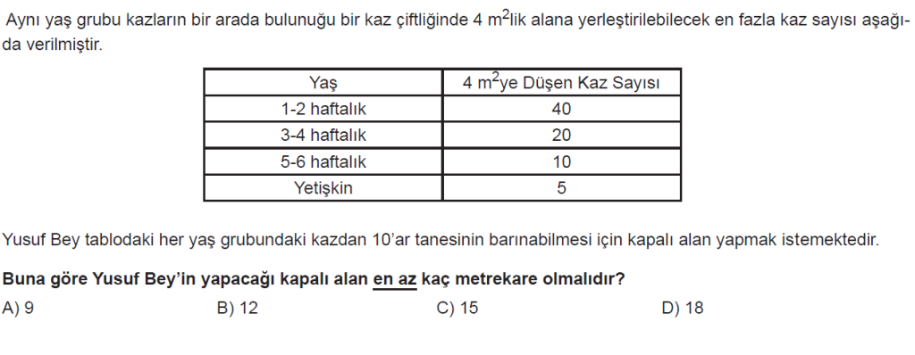 7.Sınıf Oran Orantı Yüzdeler Online Sınav-1