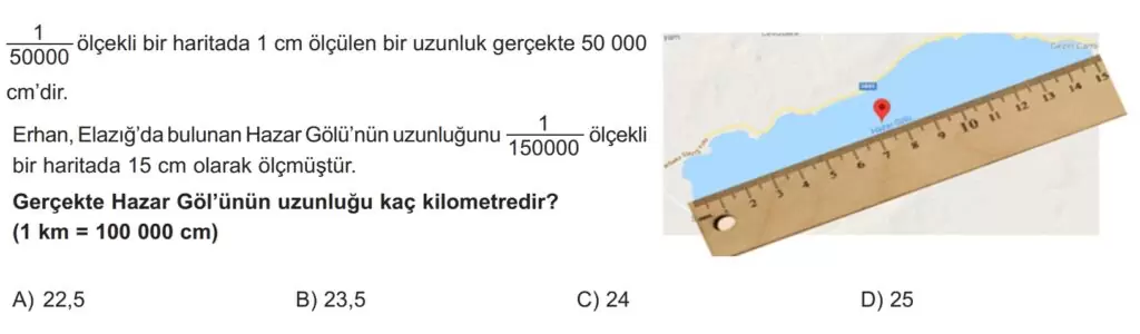 7.Sınıf Oran Orantı Deneme-1