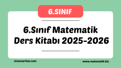 6.Sınıf Matematik Ders Kitabı 2025-2026
