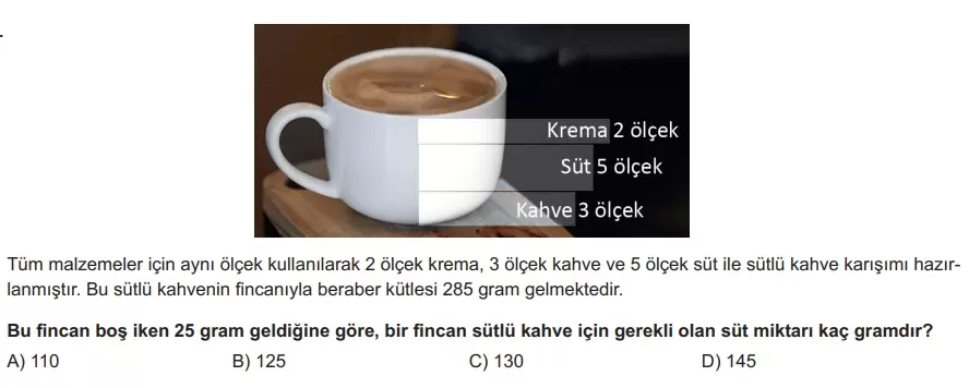 7.Sınıf Oran Orantı Deneme-1