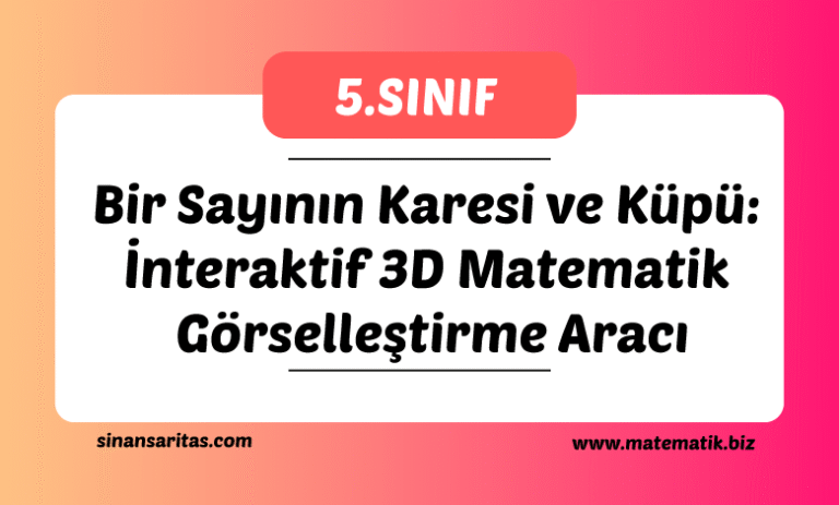 Bir Sayının Karesi ve Bir Sayının Küpü