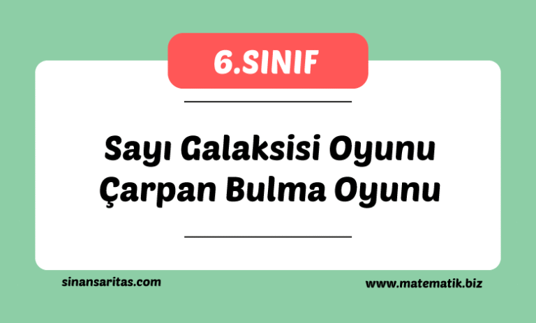 Sayı Galaksisi Oyunu