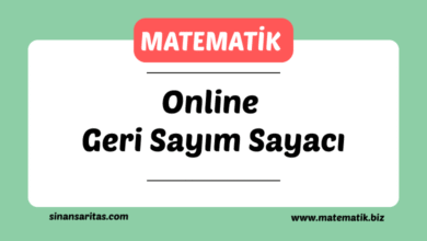 Online Geri Sayım Sayacı
