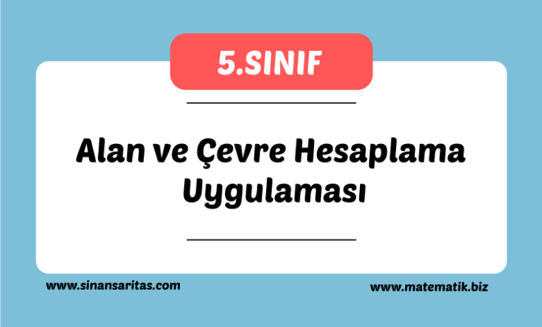 Alan ve Çevre Hesaplama Uygulaması