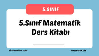 5.Sınıf Matematik Ders Kitabı Pdf İndir