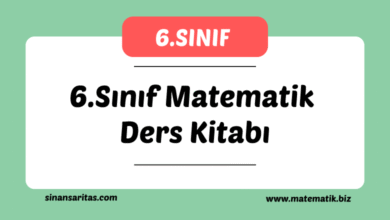 6.Sınıf Matematik Ders Kitabı Pdf İndir