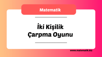 İki Kişilik Çarpma Oyunu
