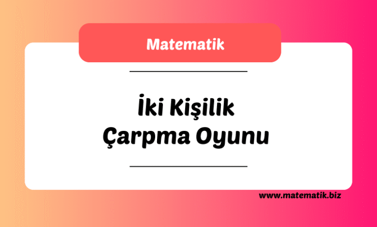 Altın Karma Yayınları Çarpma Oyunu