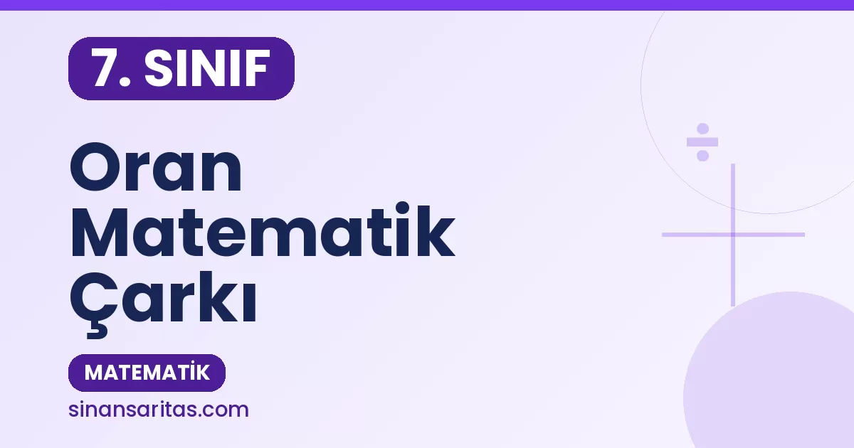 7. Sınıf Oran Alıştırması
