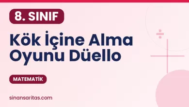 8.Sınıf Matematik Kök İçine Alma Oyunu Düello