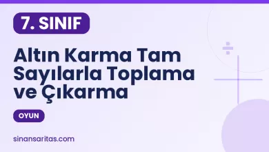 Altın Karma Tam Sayılarla Toplama ve Çıkarma Oyunu