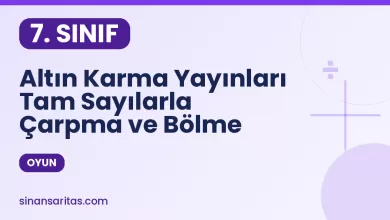 Altın Karma Yayınları Tam Sayılarla Çarpma ve Bölme Oyunu