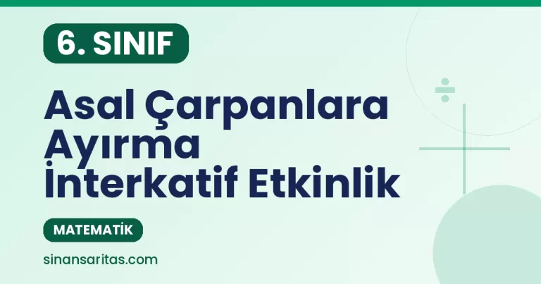 Asal Çarpanlara Ayırma İnterkatif Etkinlik