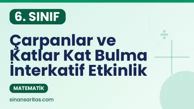 Çarpanlar ve Katlar Kat Bulma İnterkatif Etkinlik