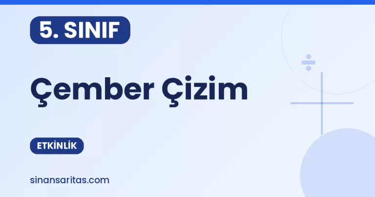 Çember Çizim Etkinliği