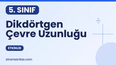 Dikdörtgen Çevre Uzunluğu Etkinliği