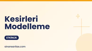 Kesirleri Modelleme Etkinliği