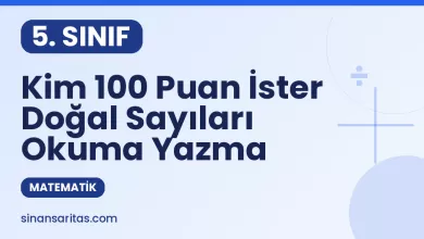 Kim 100 Puan İster Doğal Sayıları Okuma Yazma